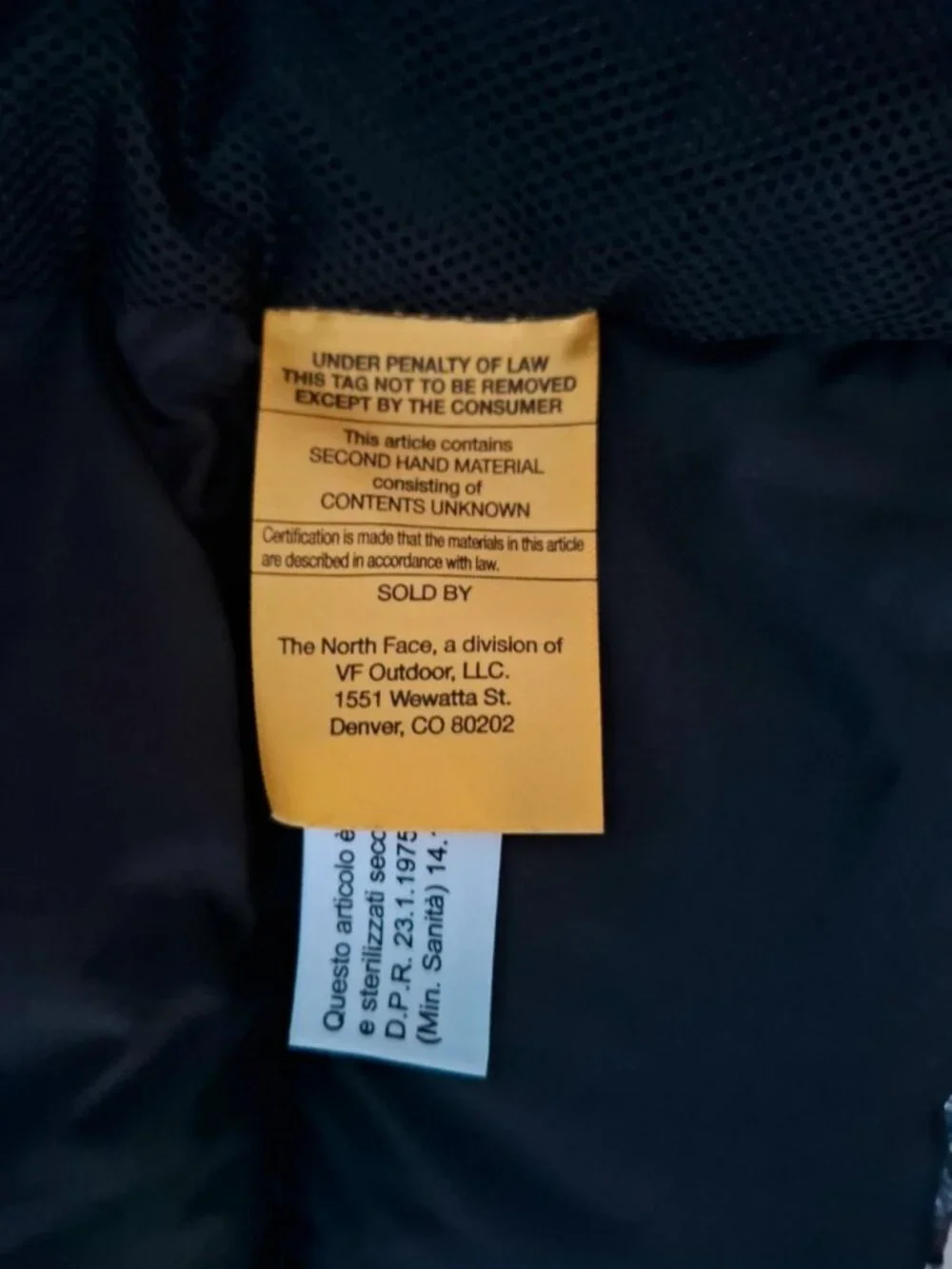 The North Face HMLYN Baltoro Falcon Brown Puffer Jacket Size M
